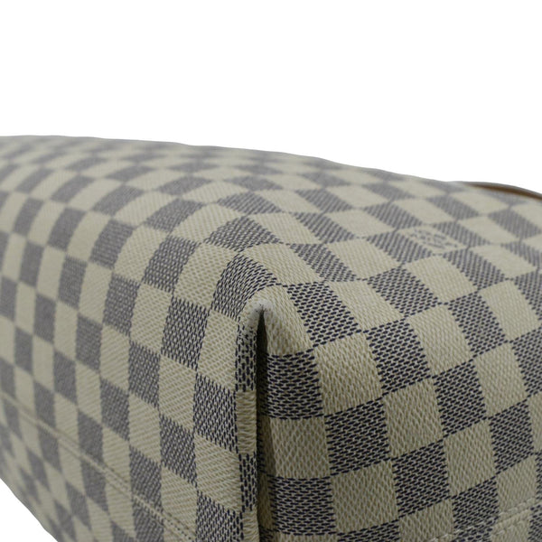 LOUIS VUITTON Graceful MM Damier Azur Shoulder Bag White