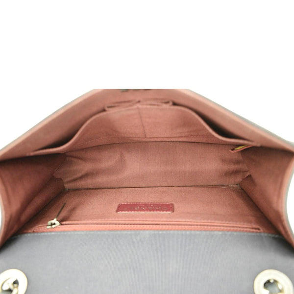 CHANEL Ballerine Flap Medium Quilted Leather Crossbody Bag Navy Blue