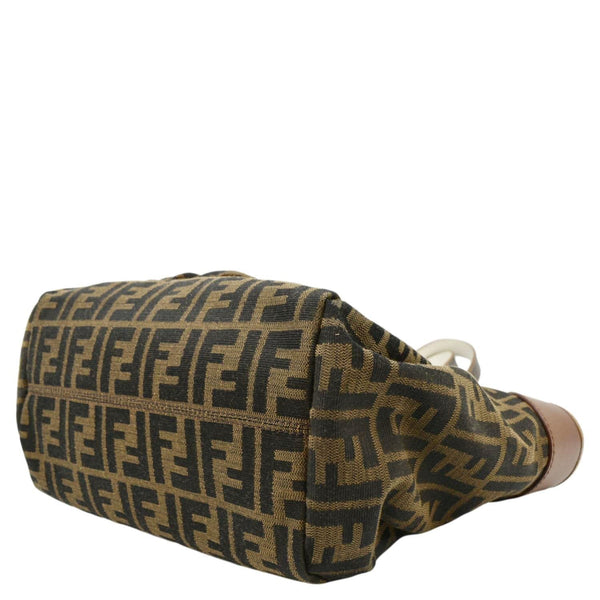 FENDI Chef Zucca Canvas Tote Bag Tobacco Brown
