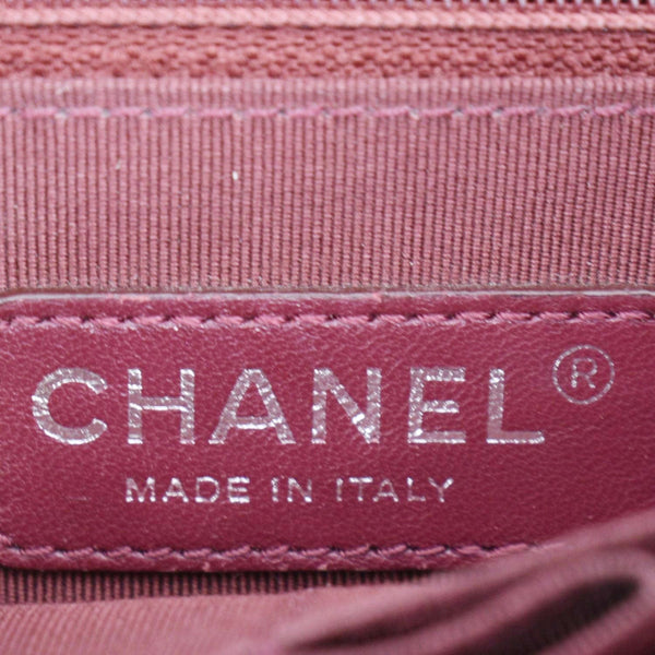 CHANEL Ballerine Flap Medium Quilted Leather Crossbody Bag Navy Blue