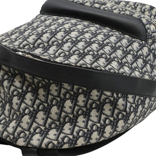 CHRISTIAN DIOR Kids Rider Mini Oblique Backpack Beige upper sid elook