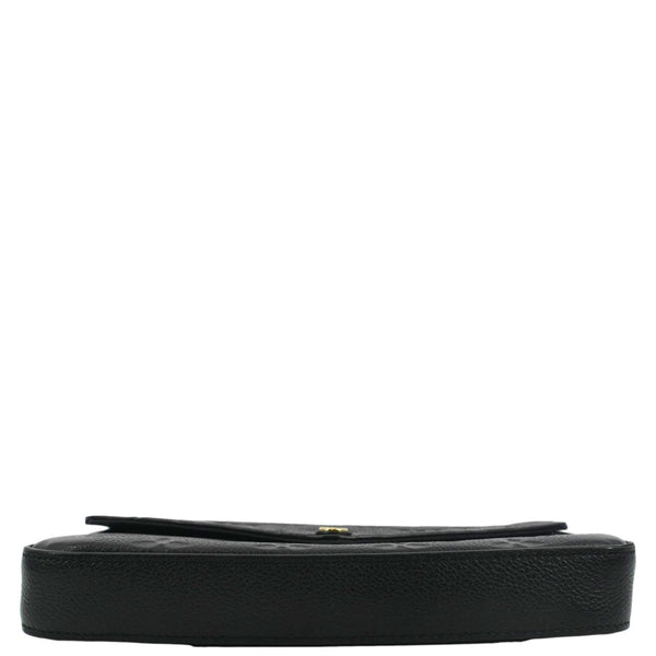 LOUIS VUITTON Felicie Monogram Empreinte Pochette Crossbody Bag Black