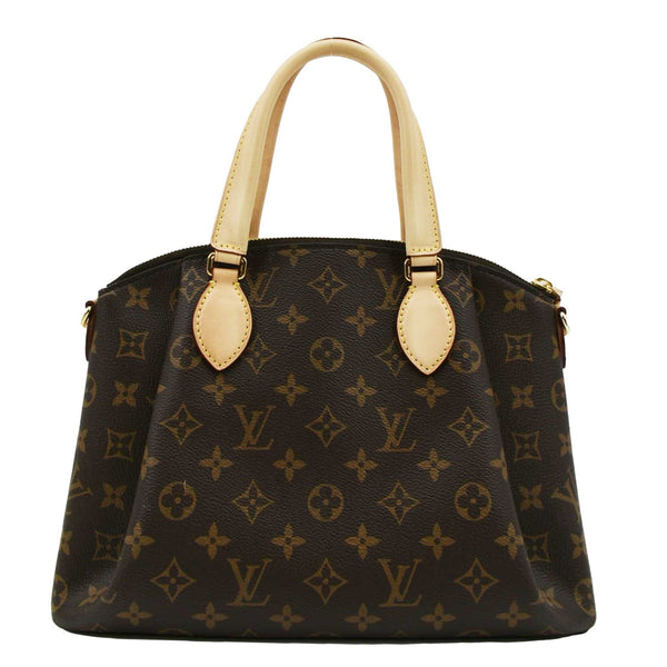 LOUIS VUITTON Rivoli PM Monogram Canvas Shoulder Bag Brown