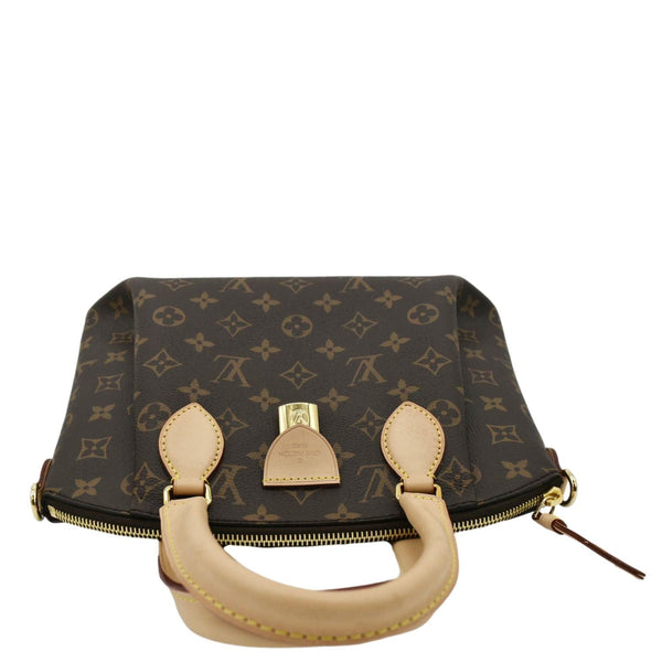 LOUIS VUITTON Rivoli PM Monogram Canvas Shoulder Bag Brown