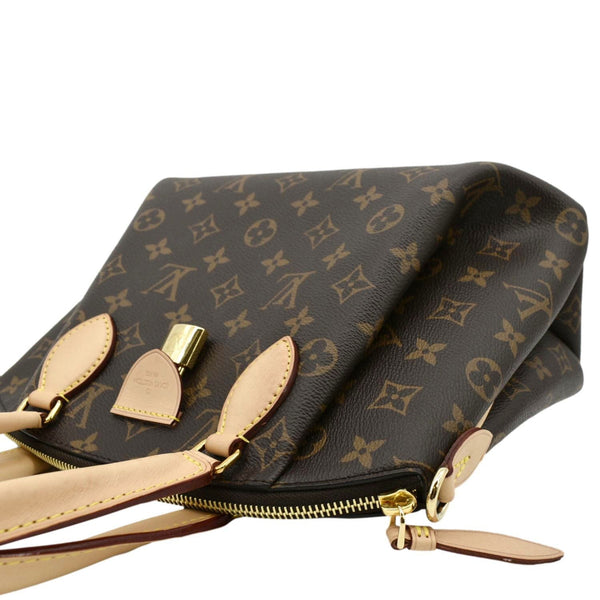 LOUIS VUITTON Rivoli PM Monogram Canvas Shoulder Bag Brown