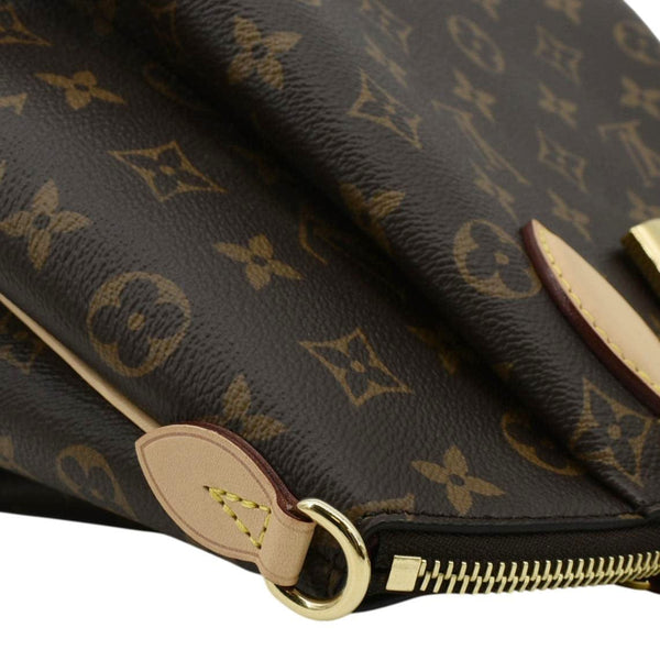 LOUIS VUITTON Rivoli PM Monogram Canvas Shoulder Bag Brown