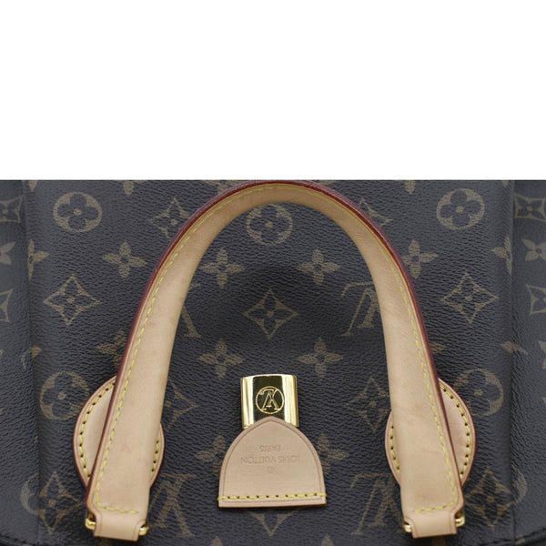 LOUIS VUITTON Rivoli PM Monogram Canvas Shoulder Bag Brown