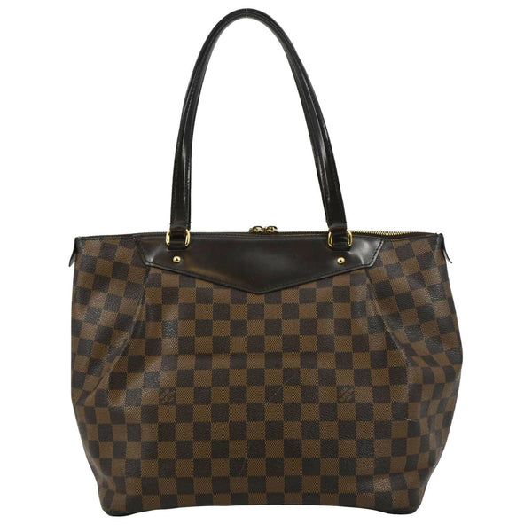 LOUIS VUITTON Westminster PM Damier Ebene Shoulder Bag Brown