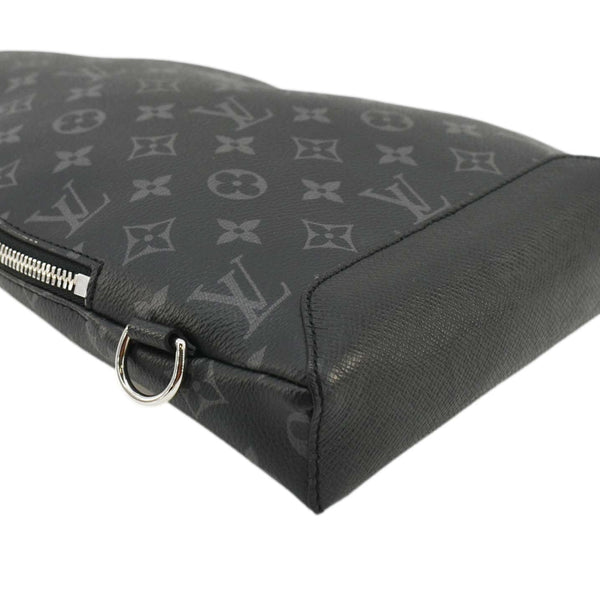 LOUIS VUITTON Duo Slingbag Taigarama Crossbody Bag Black