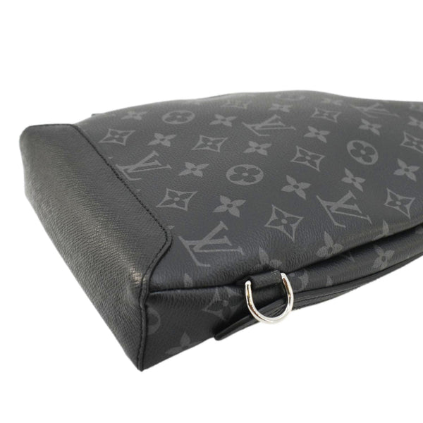 LOUIS VUITTON Duo Slingbag Taigarama Crossbody Bag Black