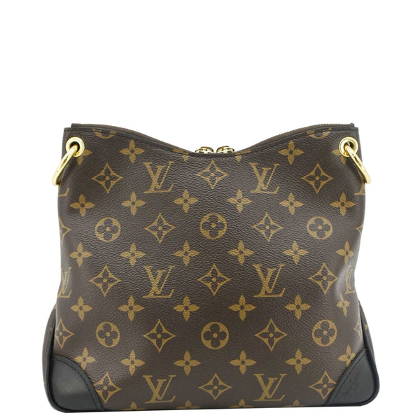 LOUIS VUITTON Odeon PM Monogram Canvas Shoulder Bag Brown