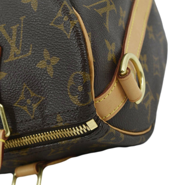LOUIS VUITTON Speedy 25 Bandouliere Monogram Canvas Shoulder Bag Brown