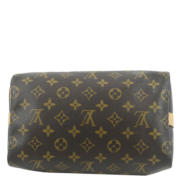 LOUIS VUITTON Speedy 25 Bandouliere Monogram Canvas Shoulder Bag Brown