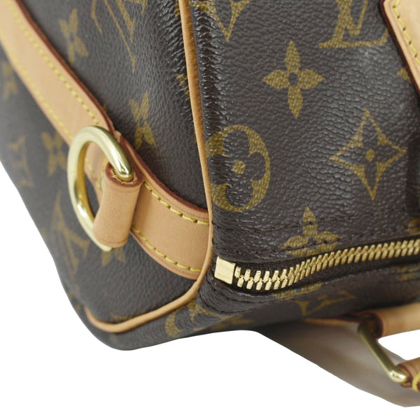 LOUIS VUITTON Speedy 25 Bandouliere Monogram Canvas Shoulder Bag Brown