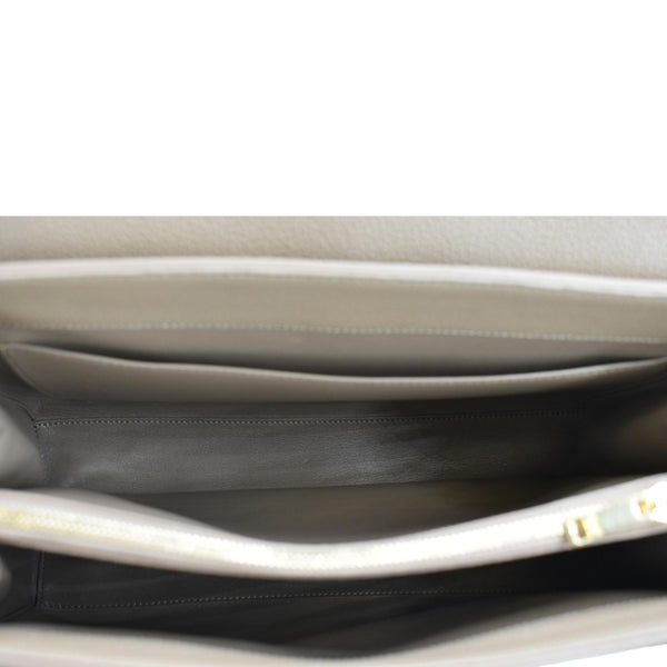 CELINE Medium 16 Leather Tote Shoulder Bag Beige