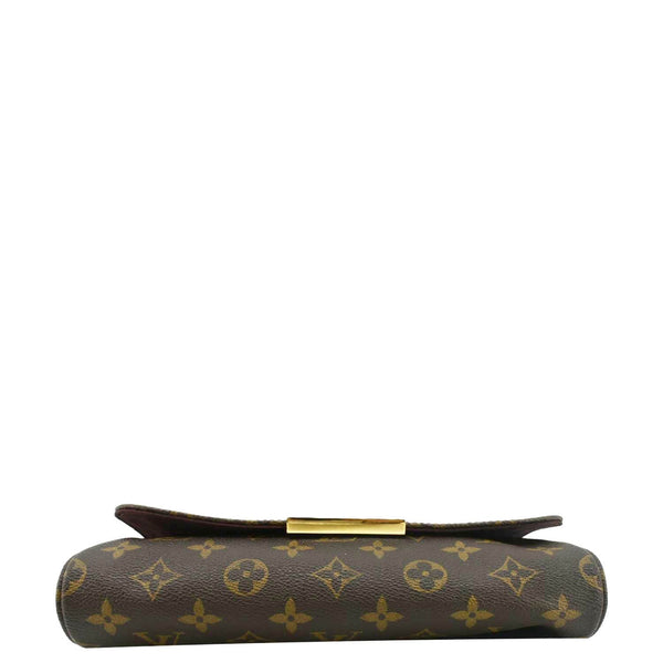LOUIS VUITTON Favorite MM Monogram Canvas Shoulder Bag Brown
