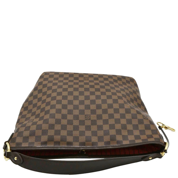 LOUIS VUITTON Delightful MM Damier Ebene Hobo Bag Brown