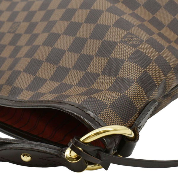 LOUIS VUITTON Delightful MM Damier Ebene Hobo Bag Brown