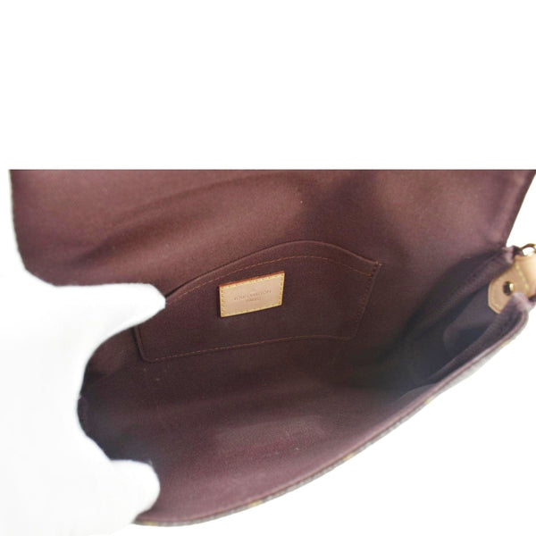 LOUIS VUITTON Favorite MM Monogram Canvas Shoulder Bag Brown