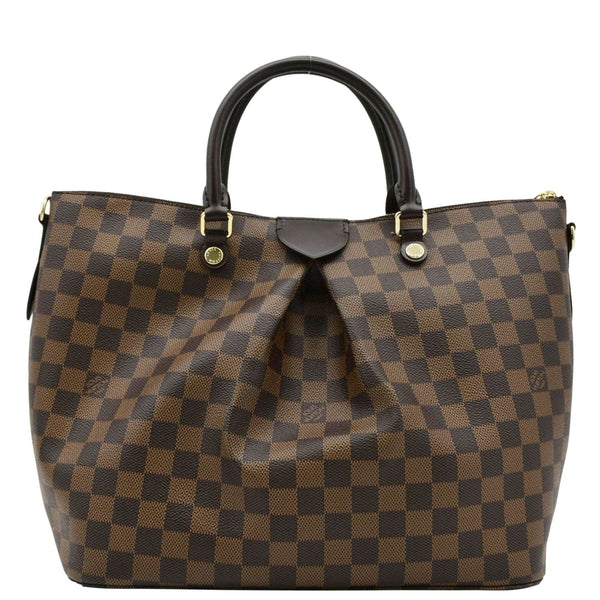 LOUIS VUITTON Siena MM Shoulder Bag Brown back look