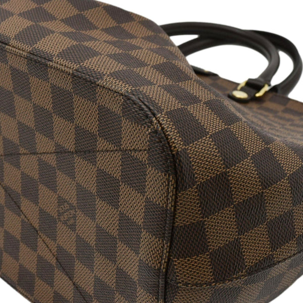 LOUIS VUITTON Siena MM Damier Ebene Shoulder Bag Brown