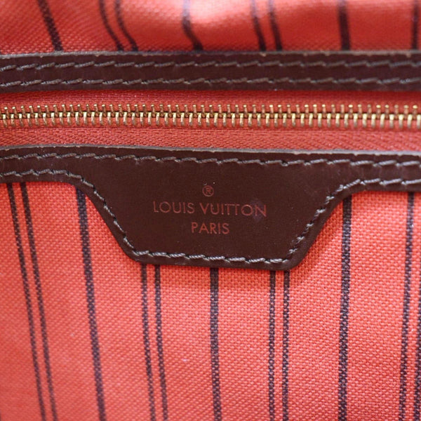 LOUIS VUITTON Delightful MM Damier Ebene Hobo Bag Brown