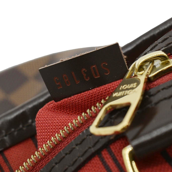 LOUIS VUITTON Delightful MM Damier Ebene Hobo Bag Brown