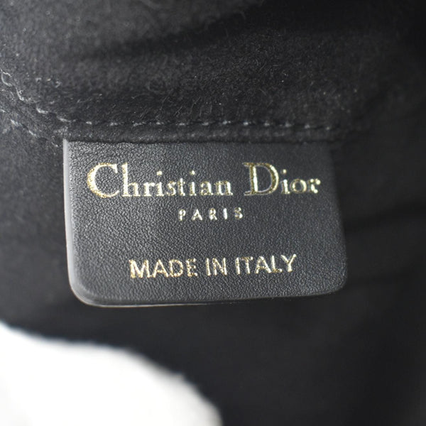 CHRISTIAN DIOR Medium Toujours Shoulder Bag Black Leather with logo