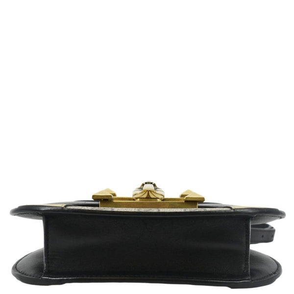 GUCCI Ogilide GG Supreme Canvas Shoulder Bag Gold 500781