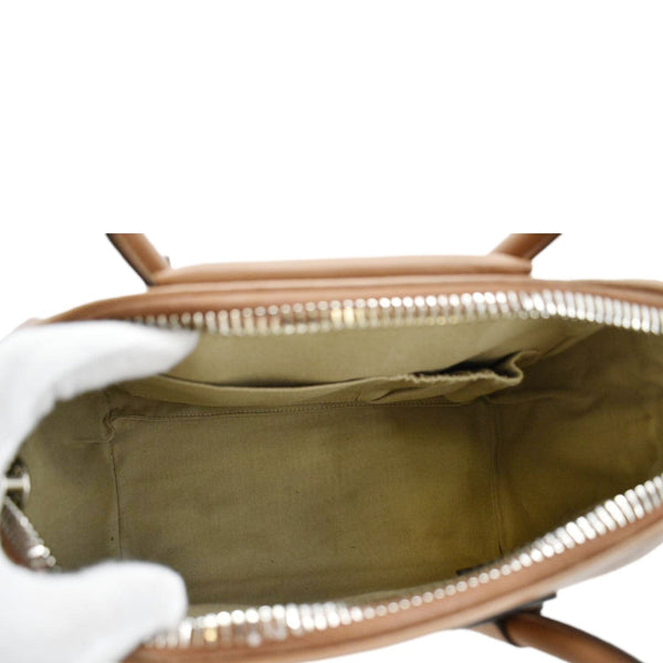 GIVENCHY Antigona Small Leather Satchel Shoulder Bag Brown