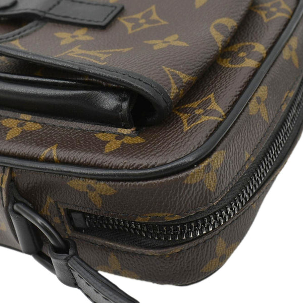 LOUIS VUITTON Christopher Monogram Canvas Crossbody Bag Black