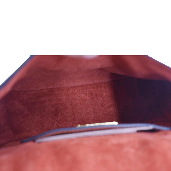 MIU MIU Madras Dahlia Leather Shoulder Bag Orange