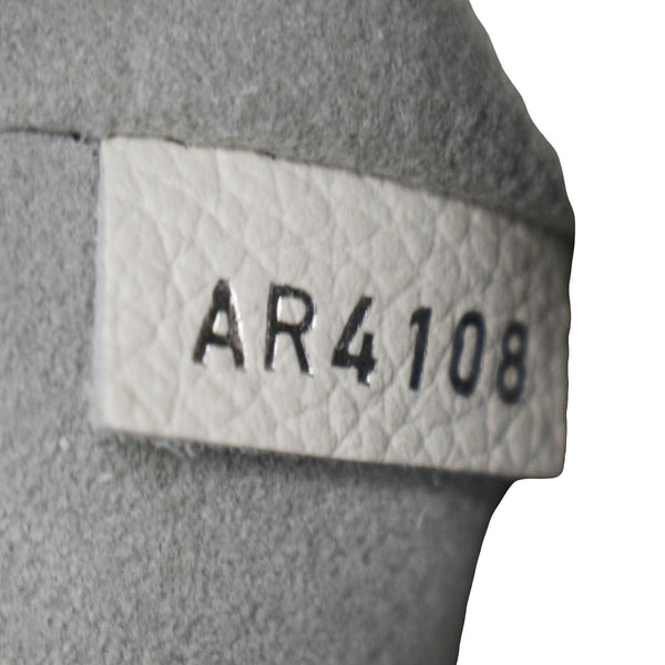 LOUIS VUITTON Mylockme Studded Leather Chain Shoulder Bag White