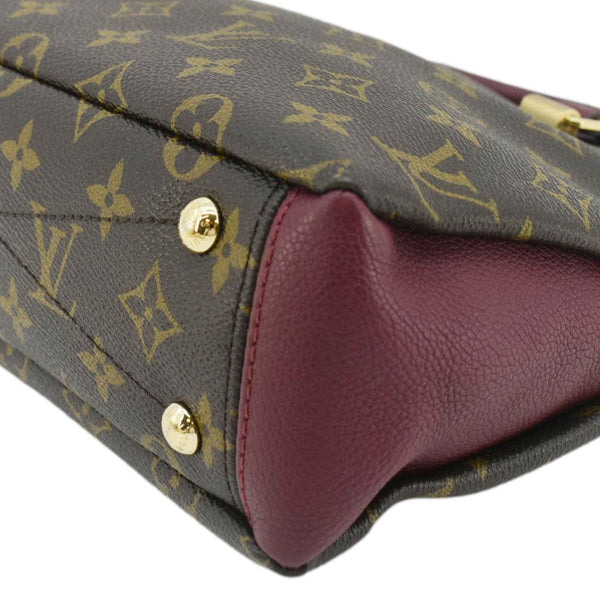 LOUIS VUITTON Pallas BB Monogram Canvas Shoulder Bag Brown