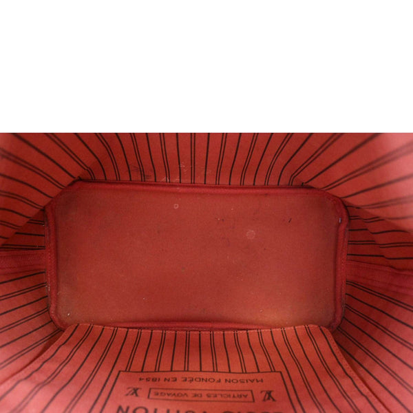 LOUIS VUITTON Neverfull MM Monogram Canvas Tote Bag Brown