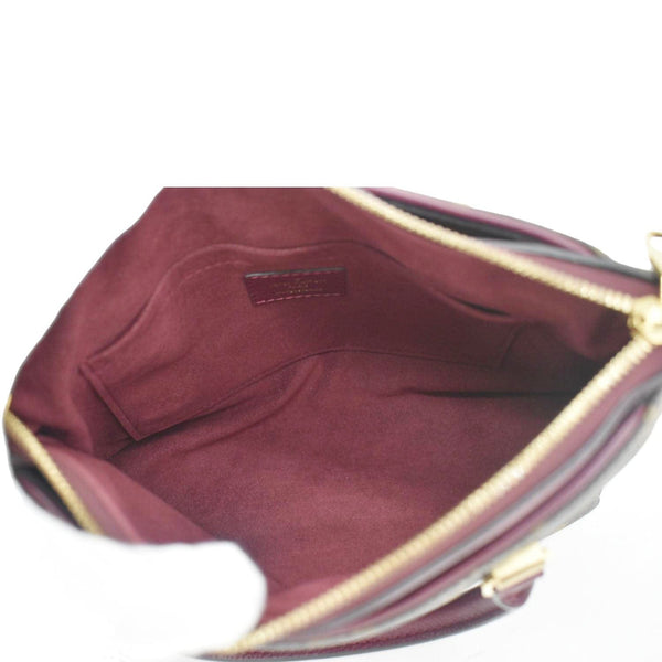 LOUIS VUITTON Pallas BB Monogram Canvas Shoulder Bag Brown