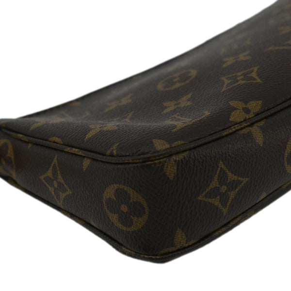 LOUIS VUITTON Pochette Monogram Canvas Pouch Brown