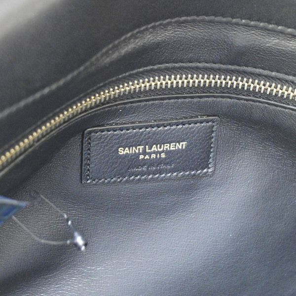 YVES SAINT LAURENT Gaby Small Envelope Quilted Leather Wallet Black