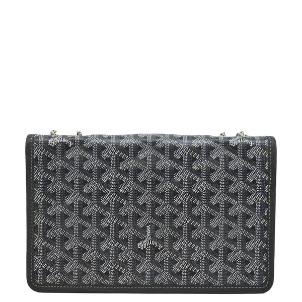GOYARD Alexandre III Canvas Messenger Bag Black