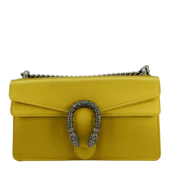 GUCCI Dionysus Small Satin Silk Crossbody Bag Gold 499623