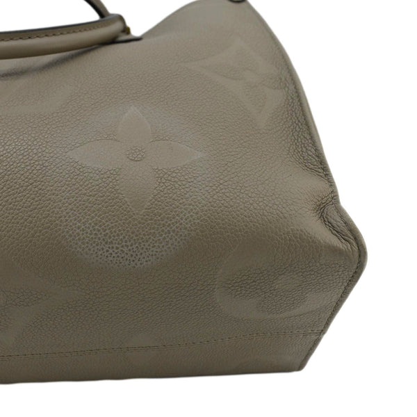 LOUIS VUITTON Onthego MM Monogram Empreinte Shoulder Bag Tourterelle