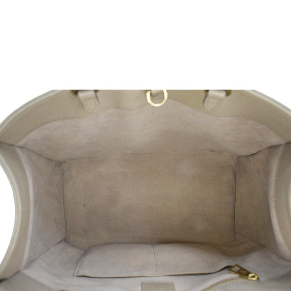 LOUIS VUITTON Onthego MM Monogram Empreinte Shoulder Bag Tourterelle