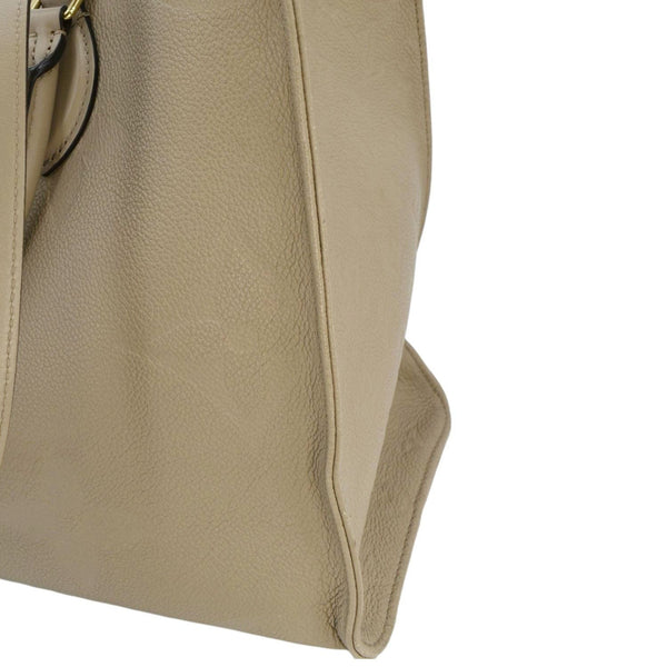 LOUIS VUITTON Onthego MM Monogram Empreinte Shoulder Bag Tourterelle