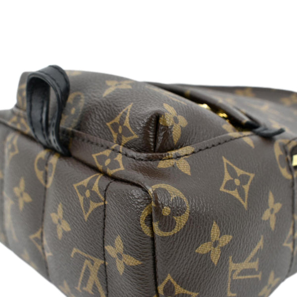 LOUIS VUITTON Palm Springs Mini Monogram Canvas Backpack Brown