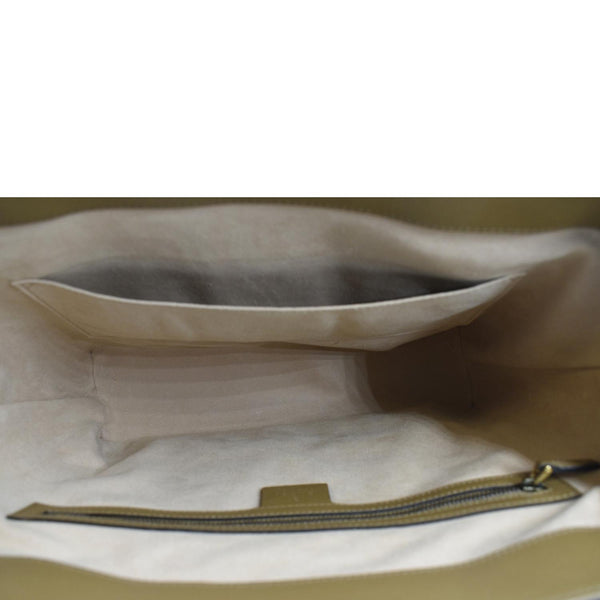 GUCCI Dahlia Leather Tote Bag Tan 652680