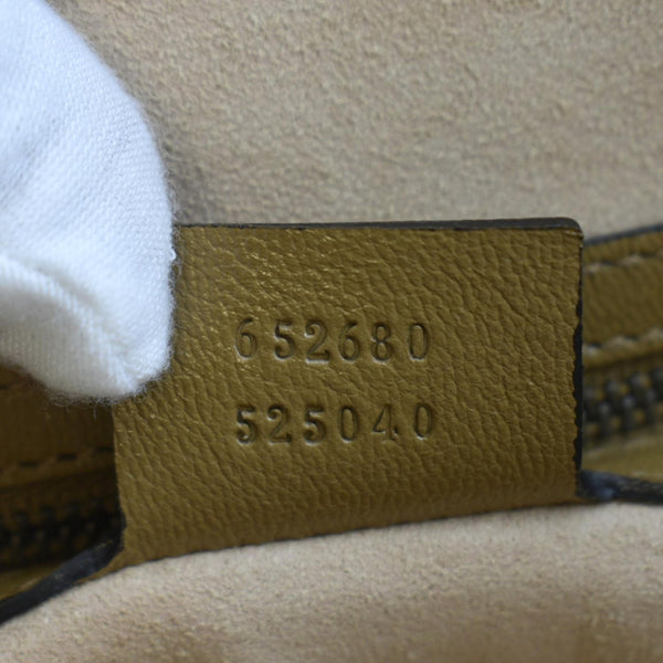 GUCCI Dahlia Leather Tote Bag Tan 652680