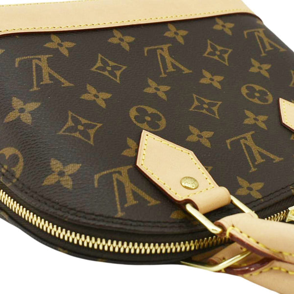 LOUIS VUITTON Alma BB Monogram Canvas Crossbody Bag Brown