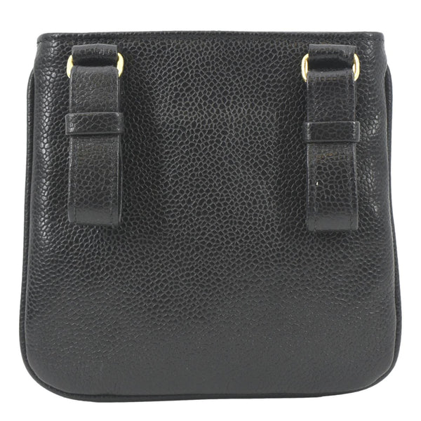CHANEL Vintage Timeless Caviar Leather Belt Bag Black