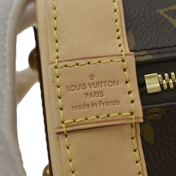 LOUIS VUITTON Alma BB Monogram Canvas Crossbody Bag Brown