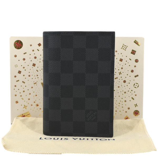 LOUIS VUITTON James Damier Graphite Canvas Wallet Black